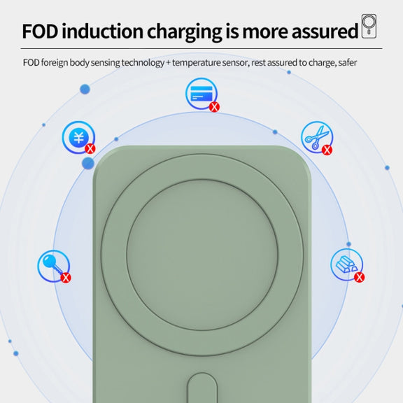 N16 10W Car Air Outlet + Suction Cup Magsafe Magnetic Phone Universal Wireless Charger Holder(Black)