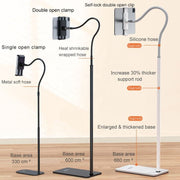 SSKY L6 Bedside Sofa Live Landing Phone Tablet Computer Bracket, Style: Base Heavy Telescopic Version (Black)