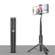 Bluetooth Selfie Stick with Tripod Multi-function Gimbal Mobile Phone Fill Light Live Support(Black)