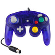 5 PCS Single Point Vibrating Controller Wired Game Controller For Nintendo NGC(Transparent Blue) - free shipping - PMC TechLife - Order now!