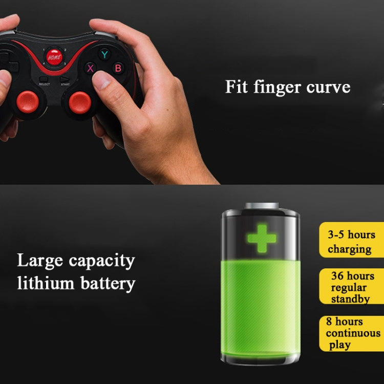 S6 Wireless Bluetooth Game Controller Handle With Bracket & Receiver For Android / IOS / PC - Controller Gamepad by PMC TechLife | Online Shopping South Africa | PMC TechLife