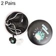 2 Pairs Cartoon Pattern Heavy Bass In-Ear Headphones Universal Wired Headphones with Microphone(Black) - In Ear Wired Earphone by PMC TechLife | Online Shopping South Africa | PMC TechLife
