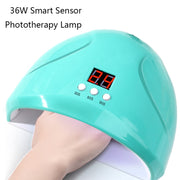Smart Sensor Nail Phototherapy Lamp Manicure Tool Baking Lamp(Red)
