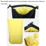 Rhinowalk Multi-Function Motorcycle Rear Seat Bag Combination Rear Shelf Pannier, Colour: Black 30L