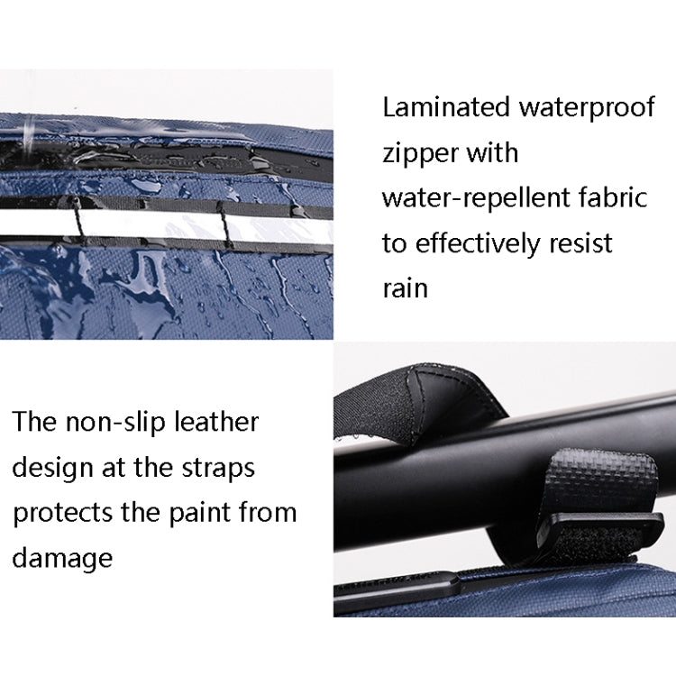 Rhinowalk X20990 Multi-Function Bicycle Front Bag(Blue) - free shipping - PMC TechLife - Order now!