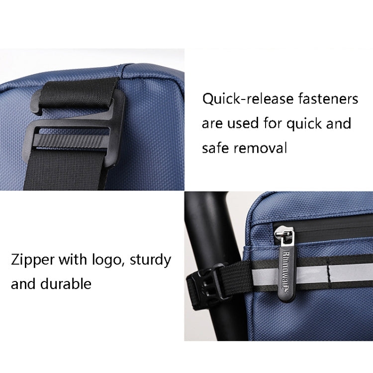 Rhinowalk X20990 Multi-Function Bicycle Front Bag(Blue) - free shipping - PMC TechLife - Order now!