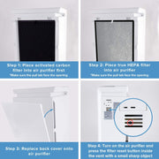 Air Purifier Filter HEPA Filter Kit For LEVOIT LV-PUR131-RF