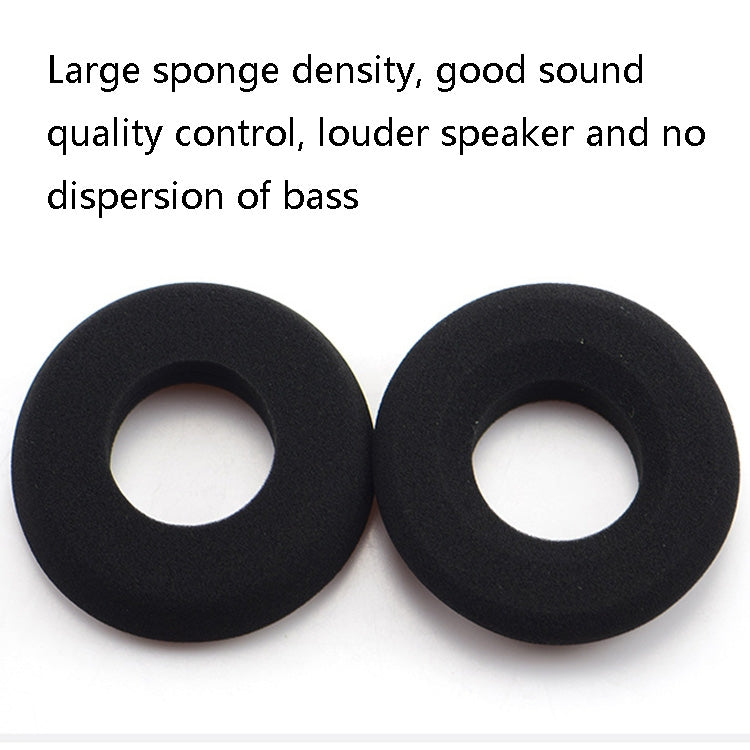 2PCS Headset Cotton Pad For Grado SR60/SR80/SR125/SR225/SR325/SR325i(Small Soft Solid)