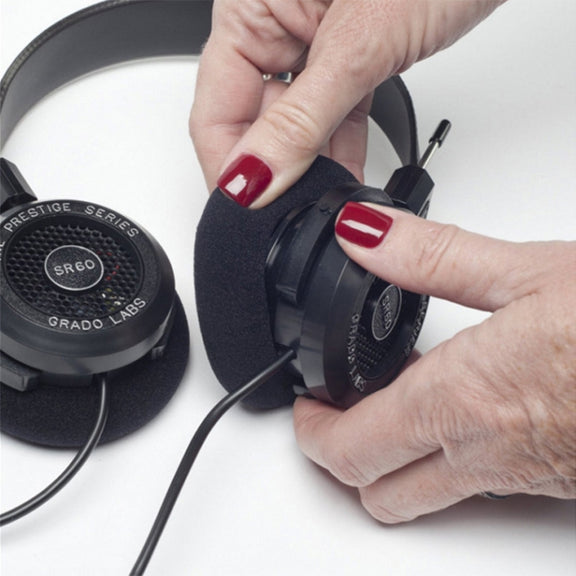 2PCS Headset Cotton Pad For Grado SR60/SR80/SR125/SR225/SR325/SR325i(Small Soft Solid)