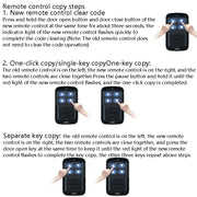2 PCS Electric Roller Shutter Water-resistant Copy Universal Remote Controller Garage Door Remote Control Key(433MHz)