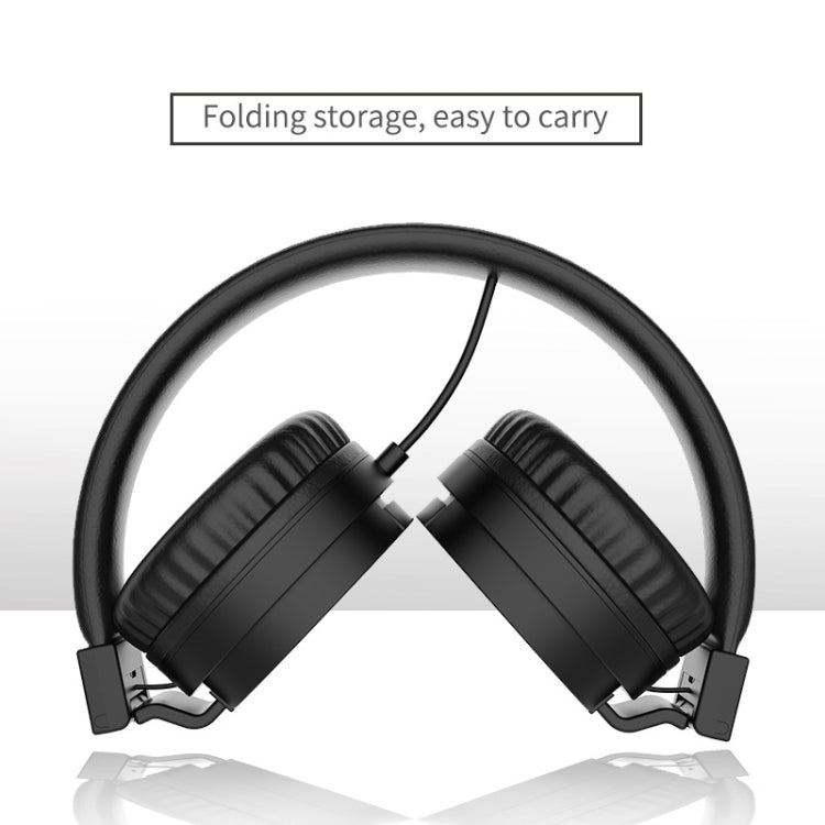 Gorsun GS-778 Mobile Phone Music Headset Wired Laptop Children Headphones(Black) - Headset & Headphone by PMC TechLife | Online Shopping South Africa | PMC TechLife