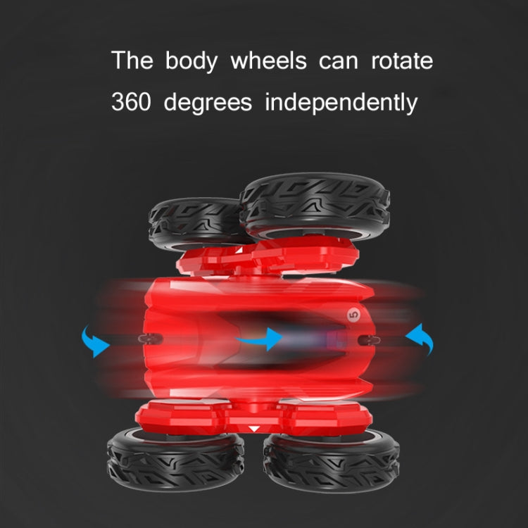 Stunt Deformation High-Speed Electric Remote Control Car Double-Sided Off-Road Tumbling And Twisting Toy Car(Red) - free shipping - PMC Jewellery - Order now!