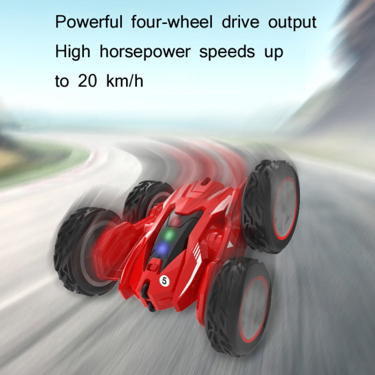 Stunt Deformation High-Speed Electric Remote Control Car Double-Sided Off-Road Tumbling And Twisting Toy Car(Red) - free shipping - PMC Jewellery - Order now!