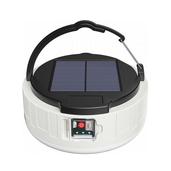 HB208 Solar Power 100W 37 LED Household Emergency Light Mobile Night Market Light Camping Light