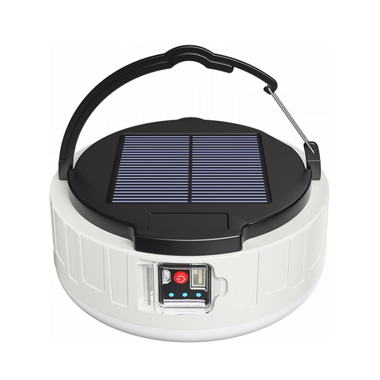 HB208 Solar Power 100W 37 LED Household Emergency Light Mobile Night Market Light Camping Light