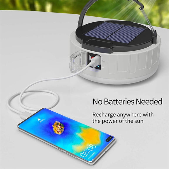 HB208 Solar Power 100W 37 LED Household Emergency Light Mobile Night Market Light Camping Light