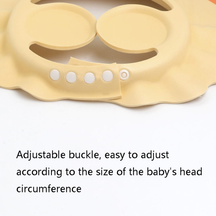 3 PCS JC510 Baby Shampoo Shower Cap Adjustable Cute Cartoon Children Bath Cap(Light Pink)
