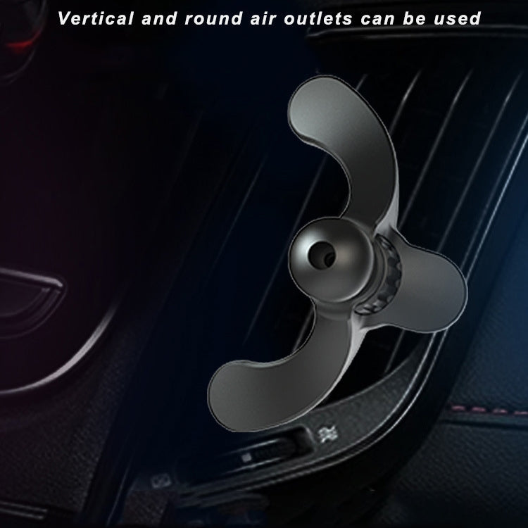 3 PCS A-004 Car Mobile Phone Bracket Air Outlet Hook Accessories(Black) - Car Holders by PMC TechLife | Online Shopping South Africa | PMC TechLife