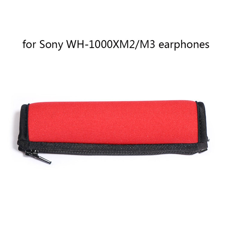 2 PCS Headset Comfortable Sponge Cover For Sony WH-1000xm2/xm3/xm4, Colour: (1000X / 1000XM2)Black Lambskin - Earmuff & Pad by PMC TechLife | Online Shopping South Africa | PMC TechLife