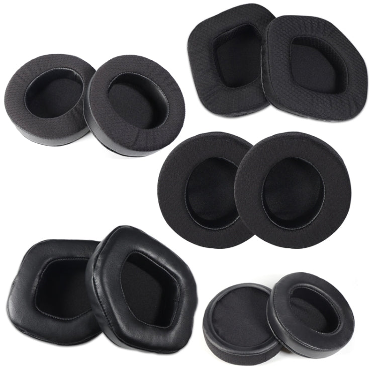 2 PCS Headset Cover For Alienware, Colour: AW310H / AW510H Black Splicing