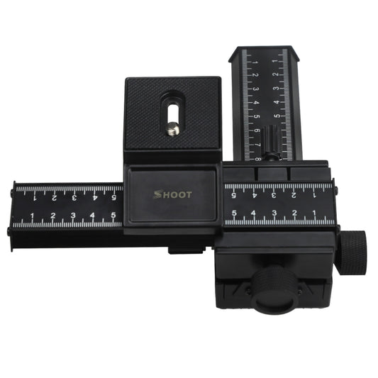 Shoot 4-Way Macro Focusing Focus Rail Slider / Close-Up Shooting Rail Slider - Camera Slider by Shoot | Online Shopping South Africa | PMC Jewellery | Buy Now Pay Later Mobicred