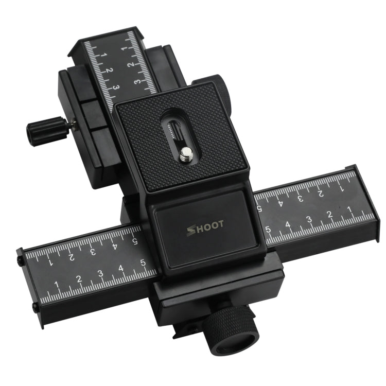 Shoot 4-Way Macro Focusing Focus Rail Slider / Close-Up Shooting Rail Slider - Camera Slider by Shoot | Online Shopping South Africa | PMC Jewellery | Buy Now Pay Later Mobicred