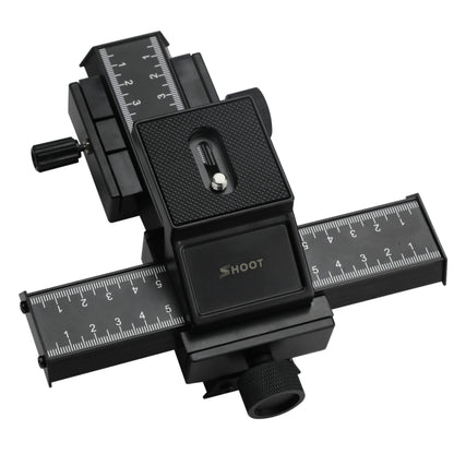 Shoot 4-Way Macro Focusing Focus Rail Slider / Close-Up Shooting Rail Slider - Camera Slider by Shoot | Online Shopping South Africa | PMC Jewellery | Buy Now Pay Later Mobicred