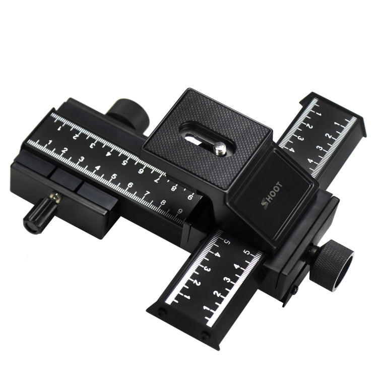 Shoot 4-Way Macro Focusing Focus Rail Slider / Close-Up Shooting Rail Slider - Camera Slider by Shoot | Online Shopping South Africa | PMC Jewellery | Buy Now Pay Later Mobicred