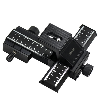 Shoot 4-Way Macro Focusing Focus Rail Slider / Close-Up Shooting Rail Slider - Camera Slider by Shoot | Online Shopping South Africa | PMC Jewellery | Buy Now Pay Later Mobicred