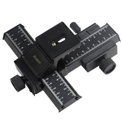 Shoot 4-Way Macro Focusing Focus Rail Slider / Close-Up Shooting Rail Slider - Camera Slider by Shoot | Online Shopping South Africa | PMC Jewellery | Buy Now Pay Later Mobicred