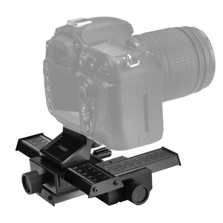 Shoot 4-Way Macro Focusing Focus Rail Slider / Close-Up Shooting Rail Slider - Camera Slider by Shoot | Online Shopping South Africa | PMC Jewellery | Buy Now Pay Later Mobicred