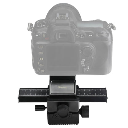 Shoot 4-Way Macro Focusing Focus Rail Slider / Close-Up Shooting Rail Slider - Camera Slider by Shoot | Online Shopping South Africa | PMC Jewellery | Buy Now Pay Later Mobicred