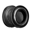 2 PCS Headset Sponge Case For Razer BlackShark V2/V2X/V2SE, Colour: Ellipse Lambskin(Black Paper Black Net) - Earmuff & Pad by PMC TechLife | Online Shopping South Africa | PMC TechLife