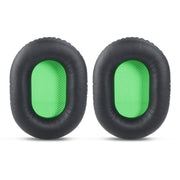 2 PCS Headset Sponge Cover For Razer V2, Colour: Black Skin Green Net