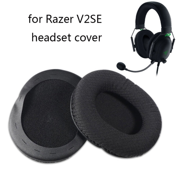 2 PCS Headset Sponge Cover For Razer V2, Colour: Black Mesh
