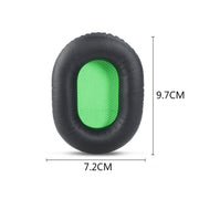 2 PCS Headset Sponge Cover For Razer V2, Colour: Black Lambskin