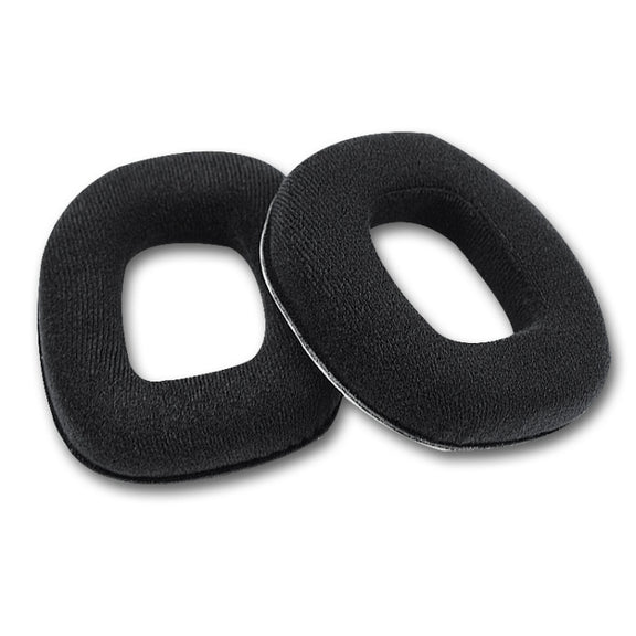 2 PCS Gaming Headset Sponge Protective Case Flannel Earmuffs for Logitech A10