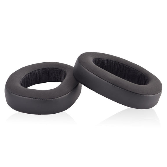 1 Pair Headset Sponge Cover Earmuffs For Sennheiser GSP600 / GSP670 / GSP500 / GSP550 / GSA60(Black)