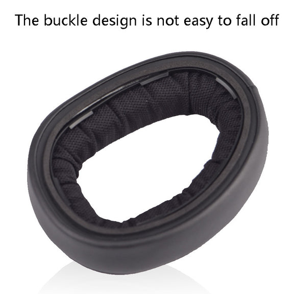 1 Pair Headset Sponge Cover Earmuffs For Sennheiser GSP600 / GSP670 / GSP500 / GSP550 / GSA60(Black)