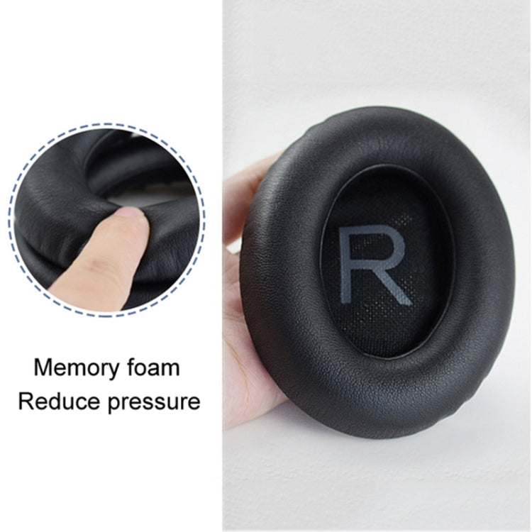 2 PCS Headest Sponge Cover Earmuffs with Cushion For BOSE NC700(Grey)
