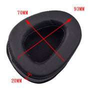 1 Pairs Headphone Sponge Leather Earmuffs For Skullcandy Aviator 2(Black)