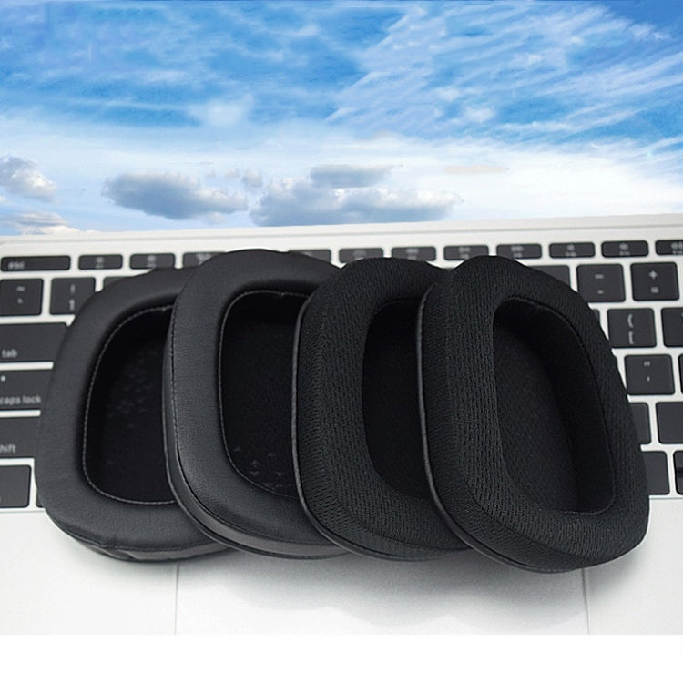 1 Pairs D0005 Headphone Sponge Cover Headphone Earmuffs Head For Logitech G633 / G933 / G933S, Colour: Net Cloth - Earmuff & Pad by PMC TechLife | Online Shopping South Africa | PMC TechLife