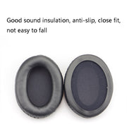 1 Pairs Headset Sponge Cover Ear Pad Leather Case For Kingston Cloud Silver II, Colour: Grid
