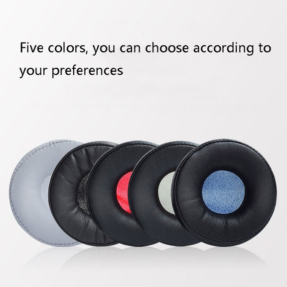 1 Pairs Headphone Sponge Cover Headphone Leather Cover For Jabra Revo Wireless, Colour: Black Black Net