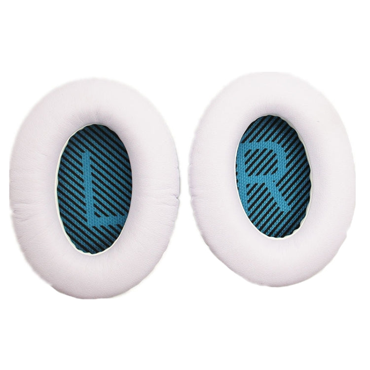 2 PCS Headset Sponge Cover For BOSE QC15 / QC3 / QC2 / QC25 / AE2 / AE2i(White + Blue LR) - Earmuff & Pad by PMC TechLife | Online Shopping South Africa | PMC TechLife