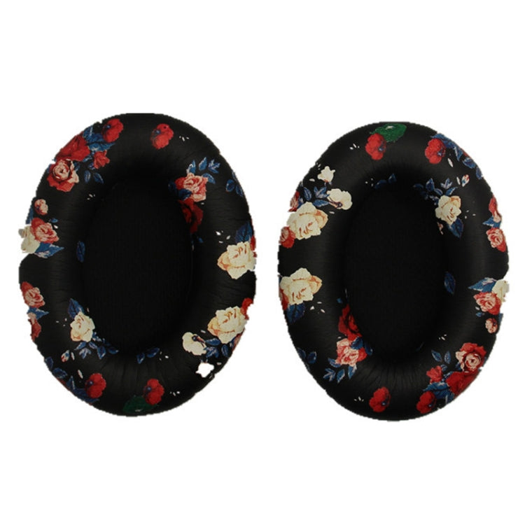 2 PCS Headset Sponge Cover For BOSE QC15 / QC3 / QC2 / QC25 / AE2 / AE2i(Print Color + Black) - Earmuff & Pad by PMC TechLife | Online Shopping South Africa | PMC TechLife