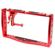 Diving Dual Handheld Grip Bracket Stabilizer Extension Phone Clamp Camera Rig Cage Underwater Case for GoPro HERO9 /8 /7, Colour: Red Bracket + Shutter - Camera Cage by PMC TechLife | Online Shopping South Africa | PMC TechLife