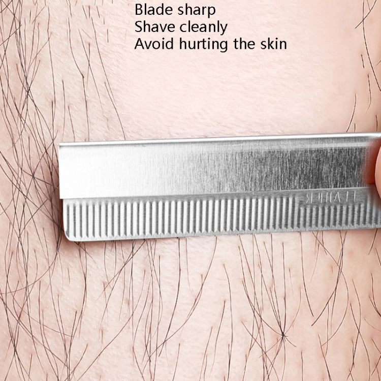 5 Box / Set Eyebrow Trimming Blade Stainless Steel Eyebrow Scraper(10 PCS / Box)