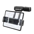 Pb-48 Car Post-Row Back Pillow Mobile Phone Holder Back Seat Flat Telescopic Bracket(Black) - Universal Car Holders by PMC TechLife | Online Shopping South Africa | PMC TechLife | Buy Now Pay Later Mobicred