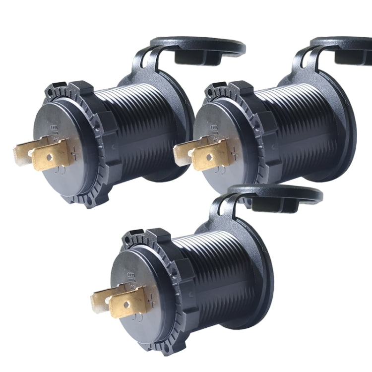 Car Motorcycle Modified Charger Double Aperture 4.2A With Touch Switch USB Car Charge(Green Light) - DIY Modified Charger by PMC TechLife | Online Shopping South Africa | PMC TechLife